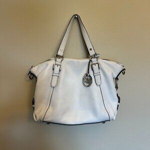 Michael Kors Medium Handbag/Shoulder Bag - White